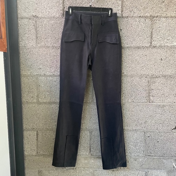 RtA | Pants & Jumpsuits | Rta Matte Black Leather Pants Size 26 | Poshmark